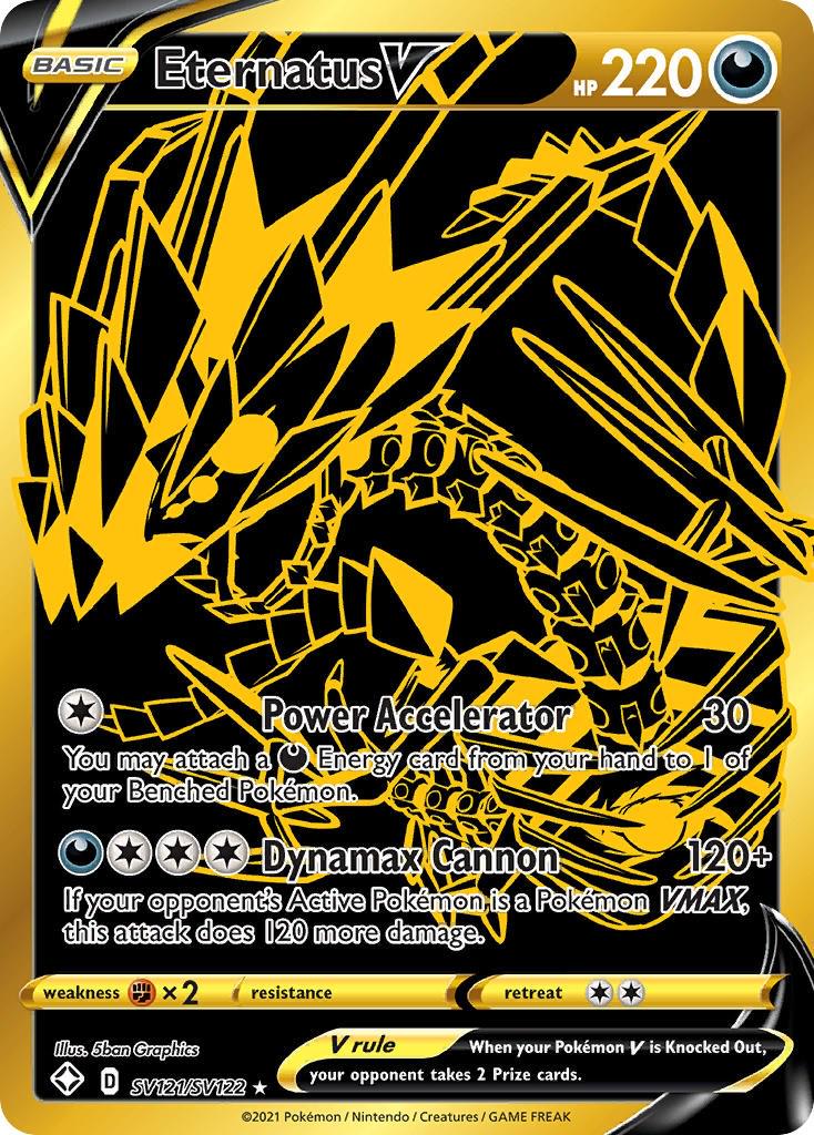 Shining Fates Eternatus V Pokémon card